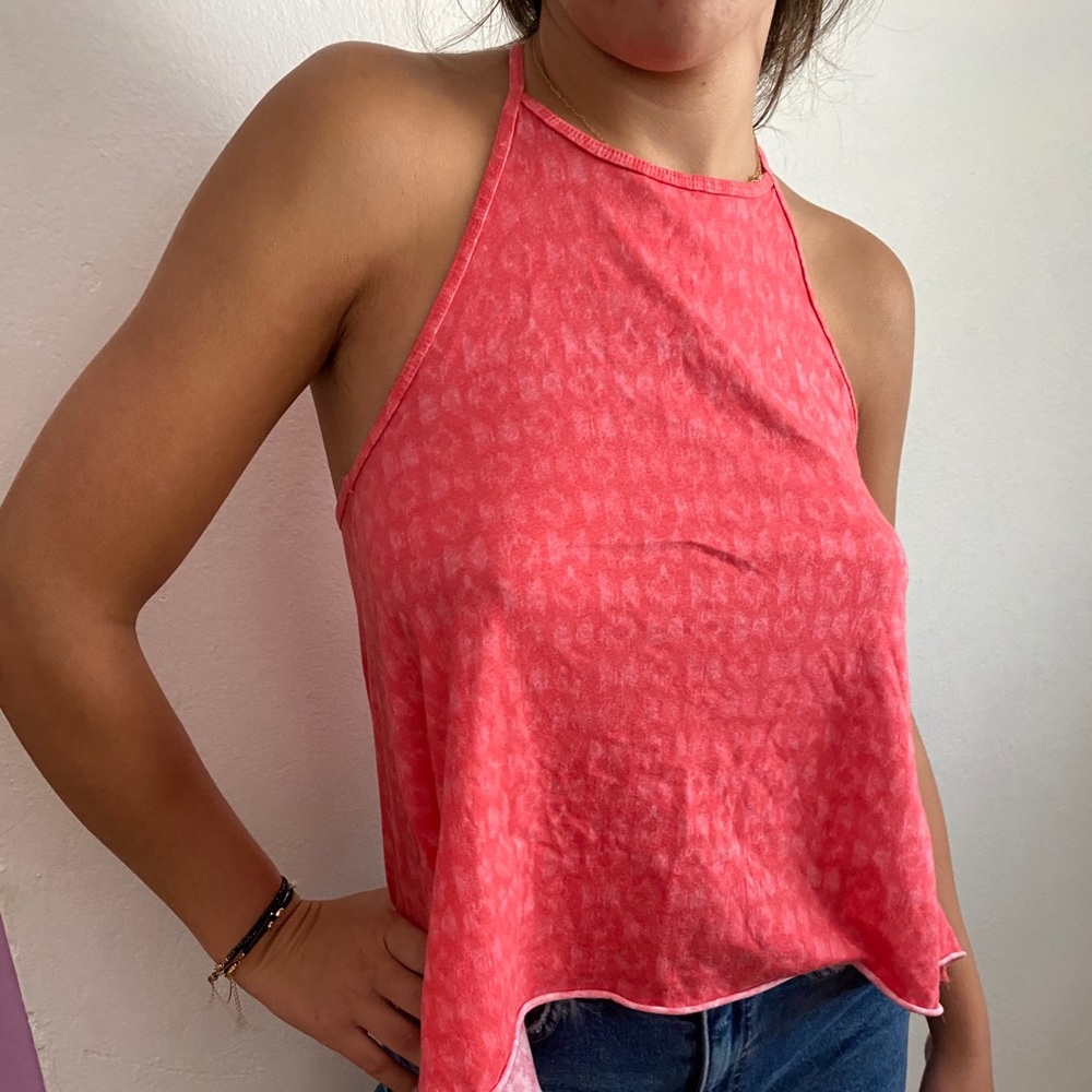 Peach Halter Top - Picture 6 of 7
